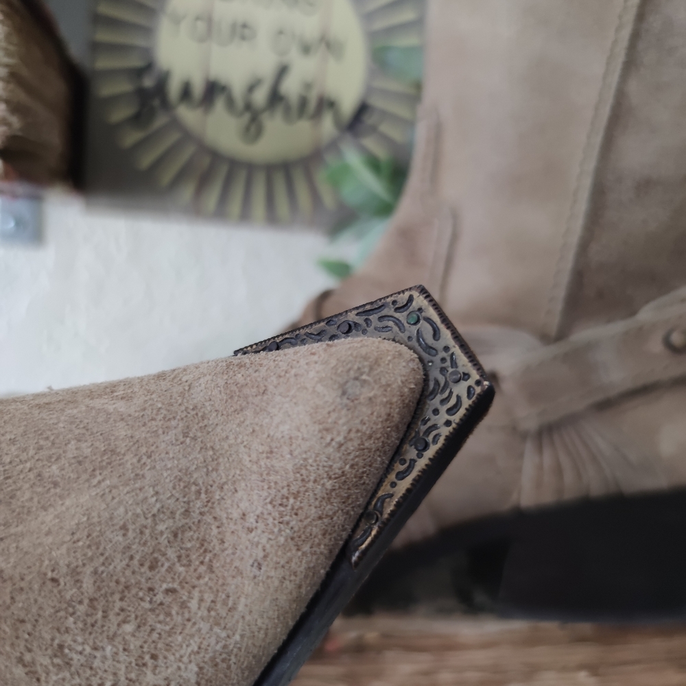 Donald Pliner 💜 Western Couture Cowgirl Boots - Picture 4 of 10
